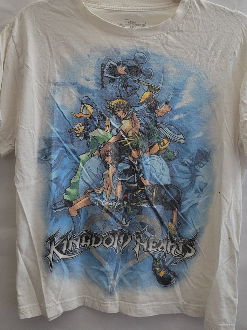 Vintage Disney Kingdom Hearts with Mickey Goofy Donald T-Shirt: Men's Small